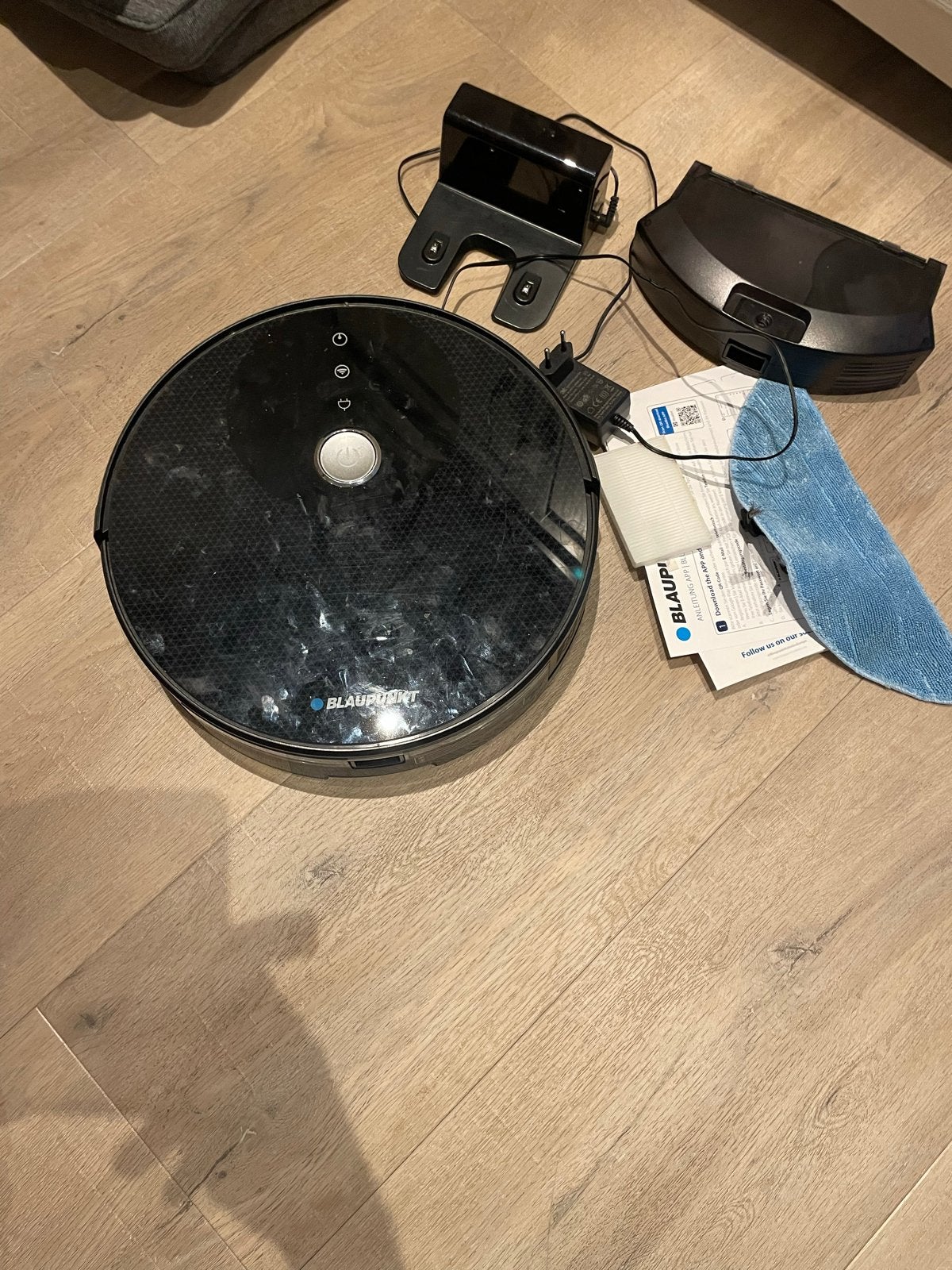 Blaupunkt Robotstofzuiger met Dweilfunctie - Compleet, Ophalen, Gebruikt, Dweilfunctie, Robotstofzuiger