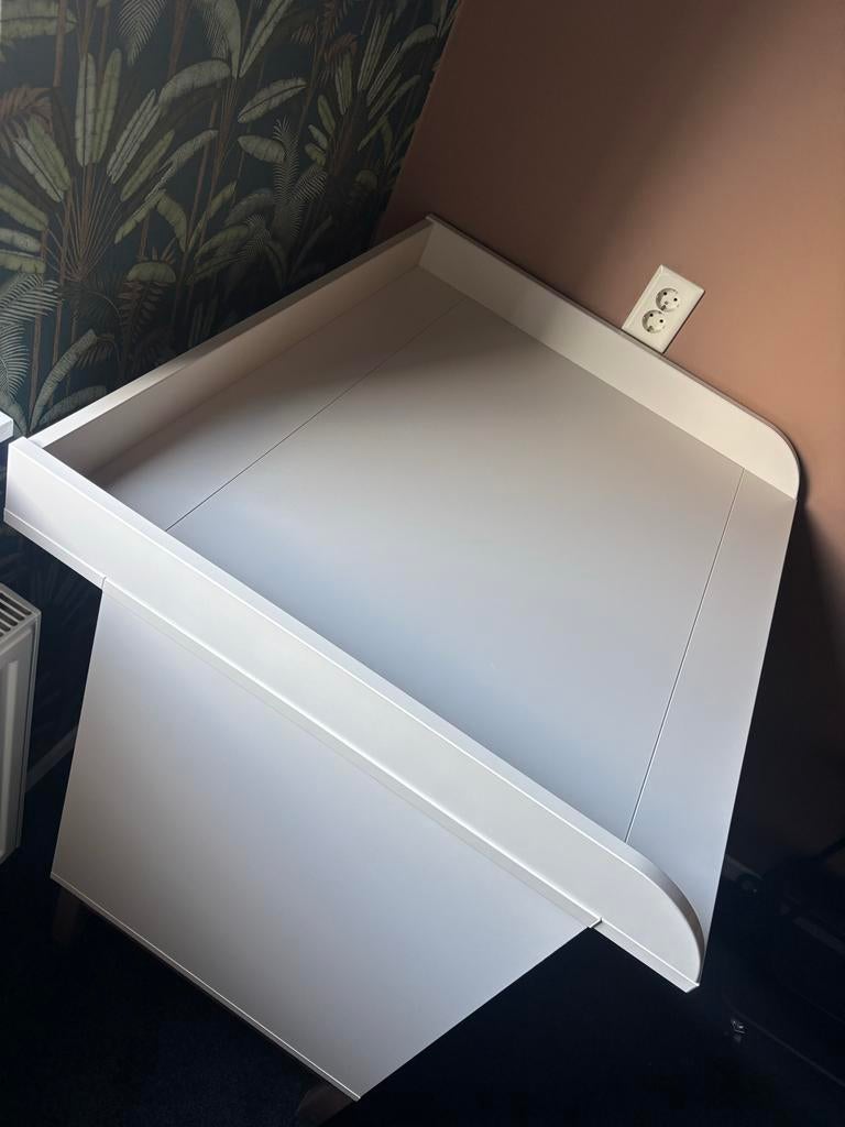 BLADVERGROTER VOOR COMMODE «SOIE» | OATMEAL, Minder dan 90 cm, 50 tot 70 cm, Ophalen of Verzenden, Zo goed als nieuw