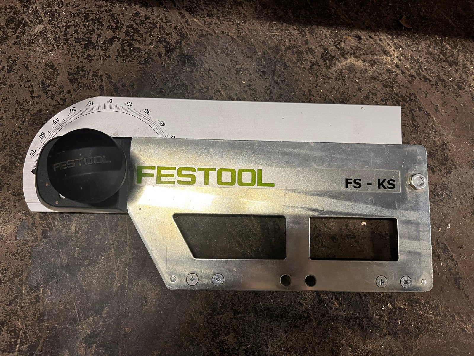 Festool FS-KS Winkelinstelling voor geleiderail, Ophalen of Verzenden, Gebruikt, Overige typen, Festool