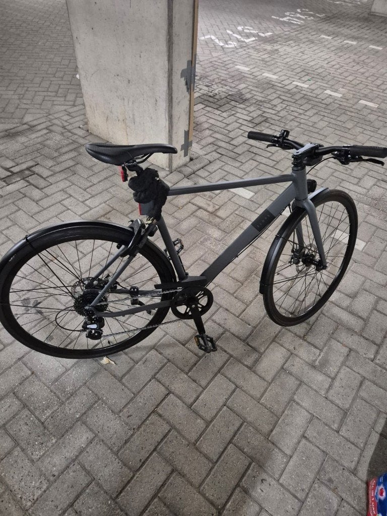 Decathlon BTWIN Elops Speed 900 stadsfiets — grijs, Ophalen, Zo goed als nieuw, Overige merken, Versnellingen