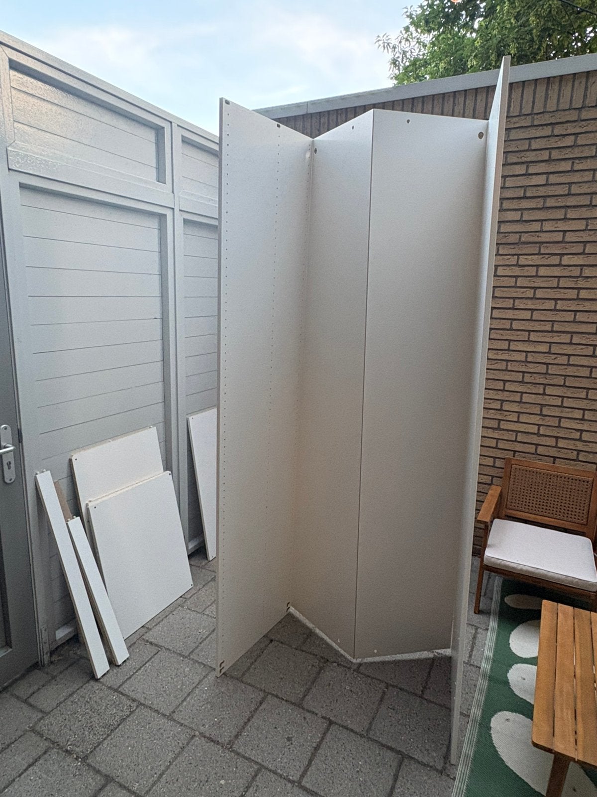 Ikea pax kast wit met waterschade, Ophalen, Gebruikt, 200 cm of meer, 50 tot 100 cm