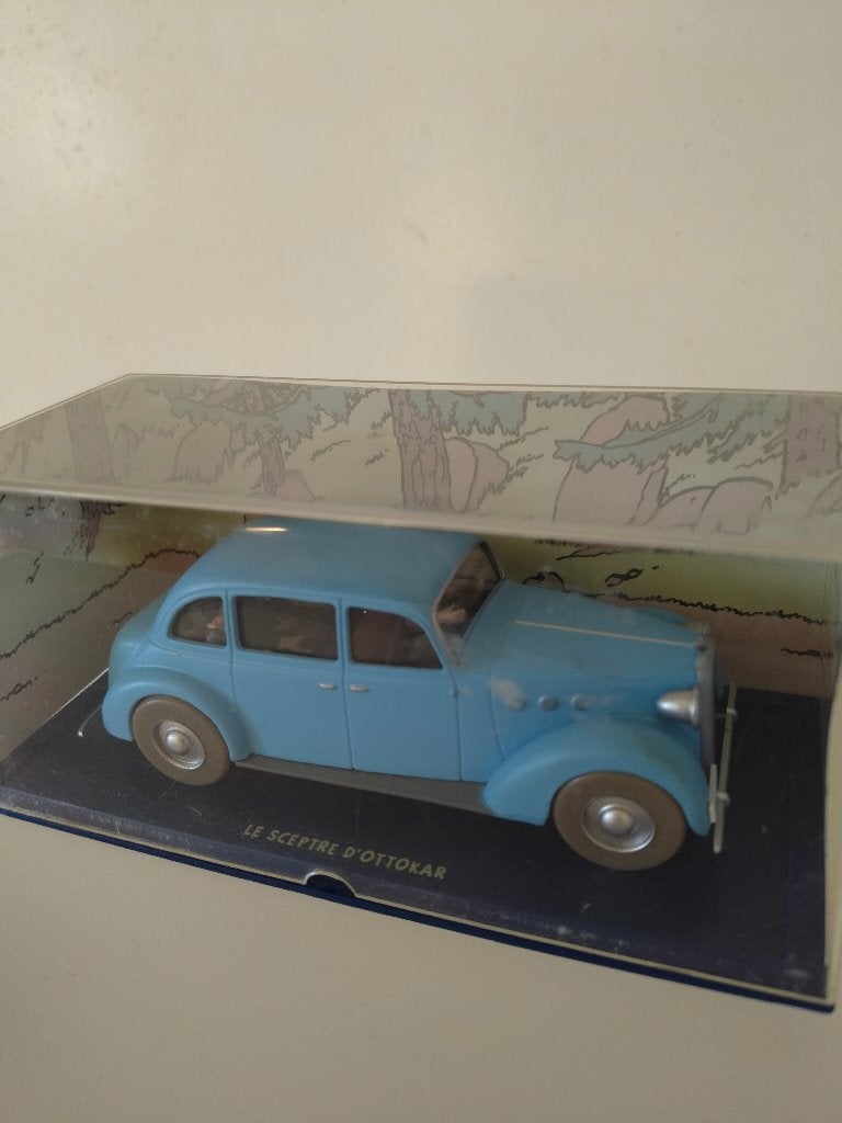 Schaalmodel 1:24 Kuifje Scepter van Ottokar Cadillac, Hobby en Vrije tijd, Modelauto's | 1:24, Ophalen, Gebruikt, Overige typen