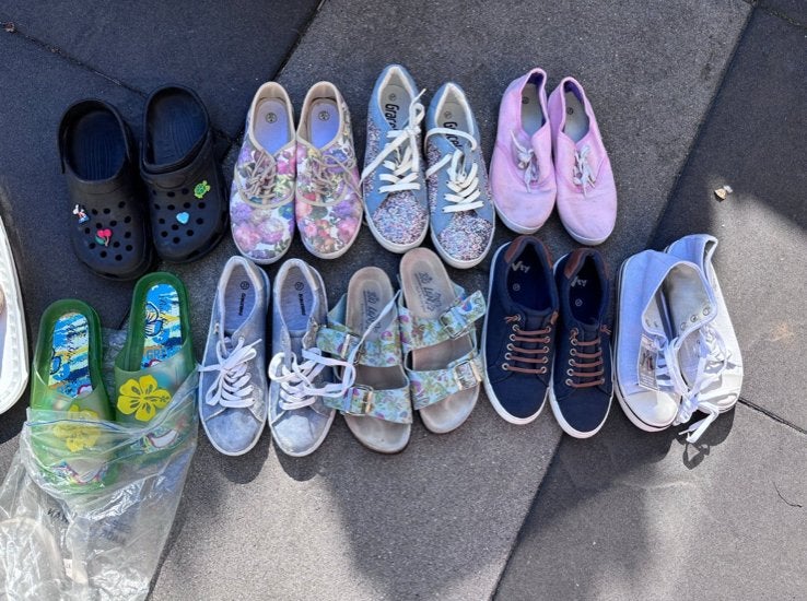 Grote doos met diverse schoenen - Maat 37, Ophalen of Verzenden, Zo goed als nieuw