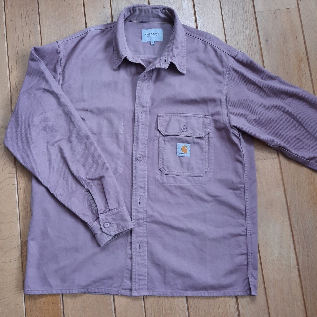 Carhartt bloes jas Reno shirt Jac aubergine maat L - nieuw -, Ophalen of Verzenden, Nieuw, Maat 52/54 (L), Carhartt
