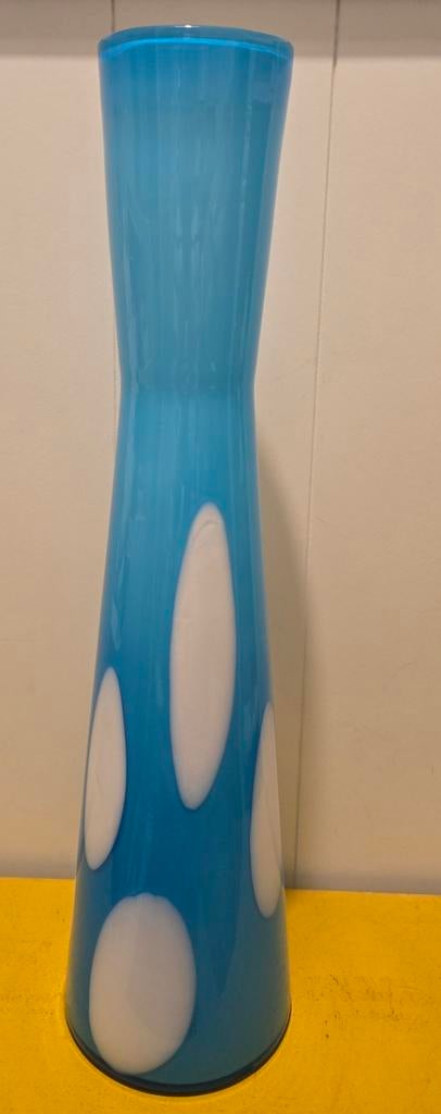 Mooie glazen vaas (Micca), Overige kleuren, Ophalen of Verzenden, Minder dan 50 cm, Glas