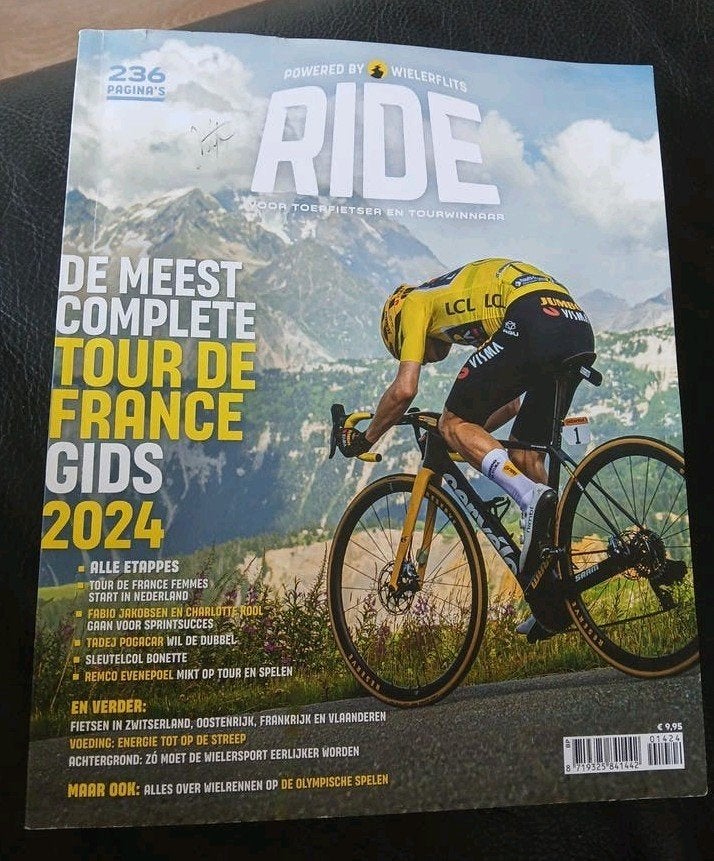 Ride Magazine Tour de France Gids 2024, Boeken, Ophalen of Verzenden, Zo goed als nieuw, Sport en Vrije tijd