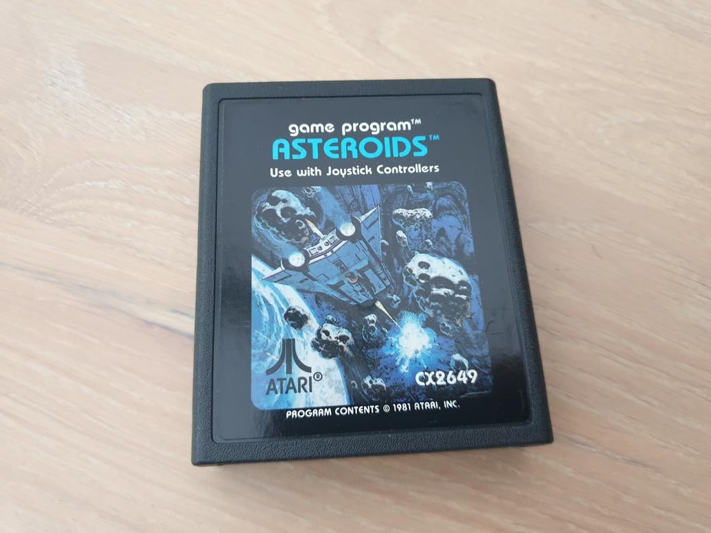 Atari Asteroids Game Cartridge - Klassieke Arcade Game, Shooter, 1 speler, Ophalen of Verzenden, Zo goed als nieuw