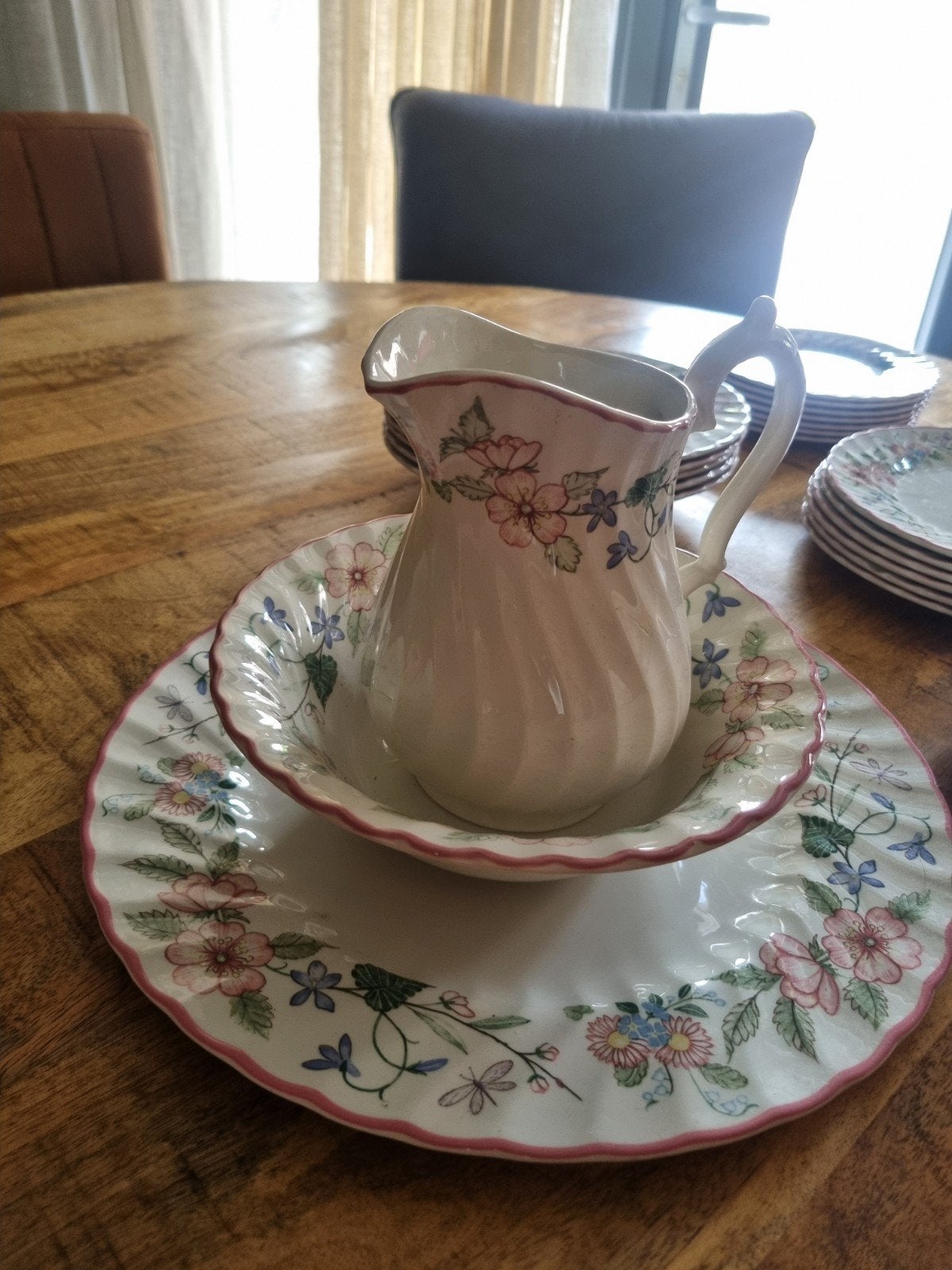Servies Wood & Sons 'Spring Fields' - 24 delig, Ophalen, Overige merken, Keramiek, Landelijk/Boerenbont
