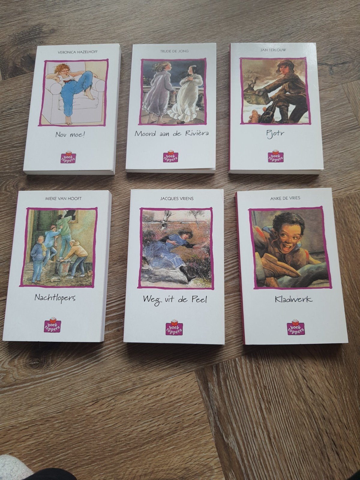 6 boeken van de boekentoppers, Boeken, Ophalen, Zo goed als nieuw