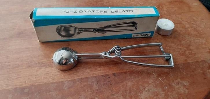 Vintage  Italiaanse ijsschep in originele verpakking, Ophalen of Verzenden, Zo goed als nieuw