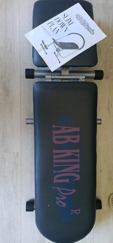 AB King Pro Fitnessbank - Buikspiertrainer, Ophalen, Gebruikt, Buik, Fitnessbank
