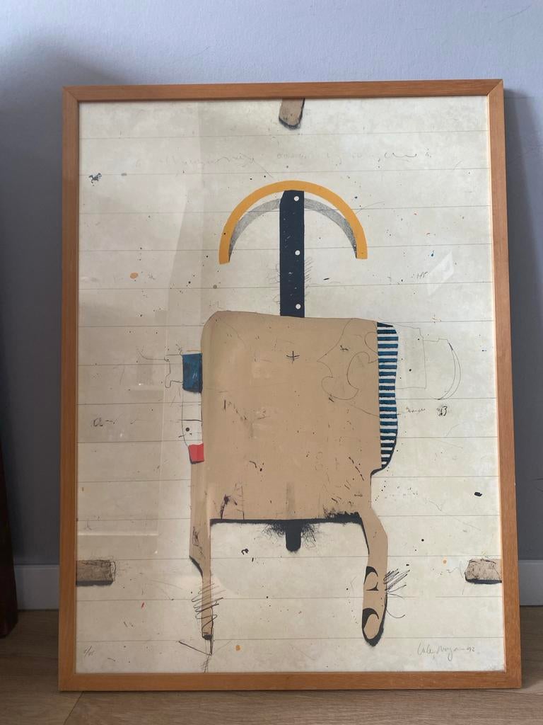Zeefdruk Cole Morgan - gesigneerd en genummerd, Antiek en Kunst, Ophalen