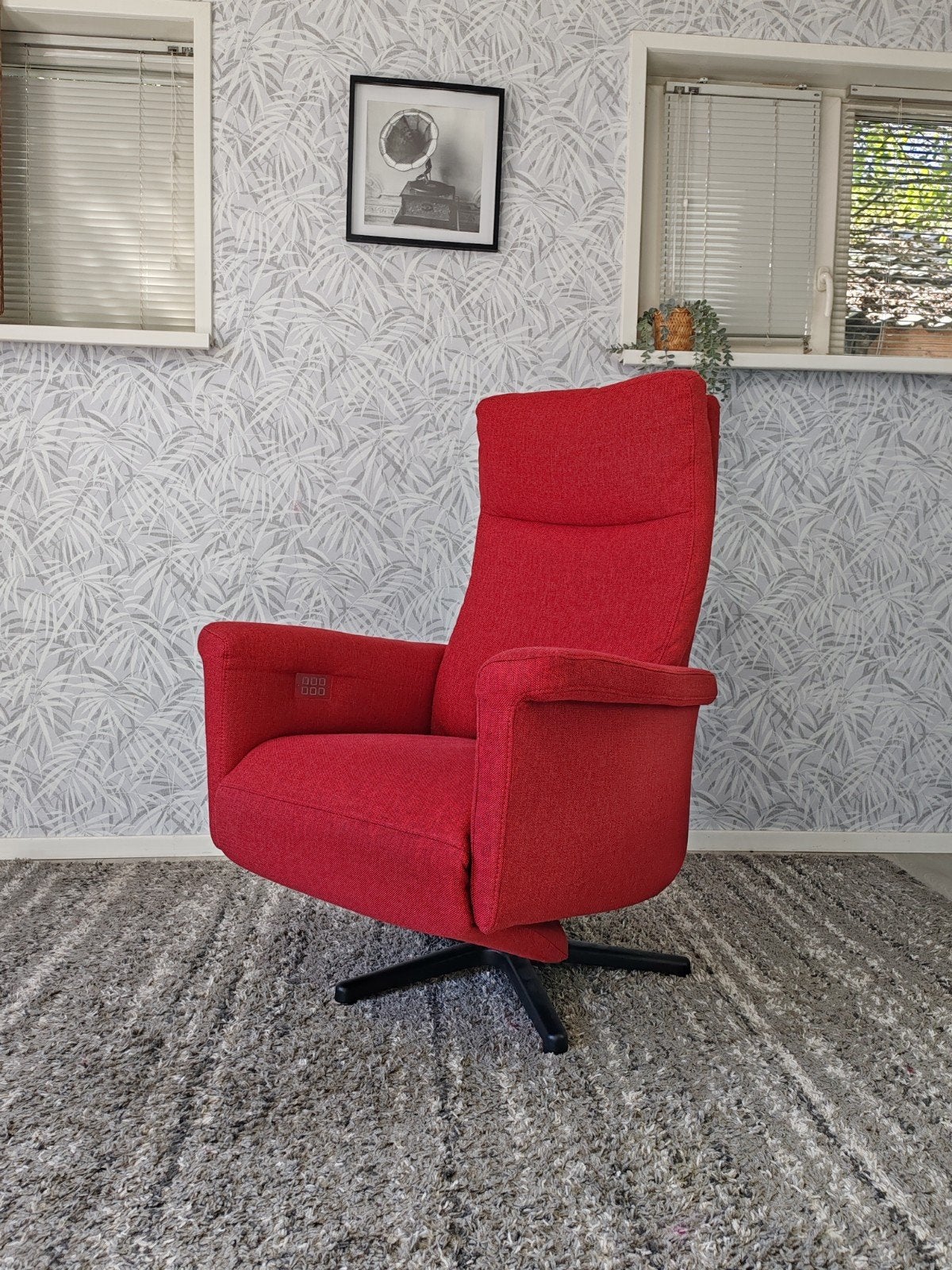 Luxe Montel elektrische relax fauteuil op accu, Modern, Comfort, 75 tot 100 cm, Ophalen of Verzenden, 75 tot 100 cm