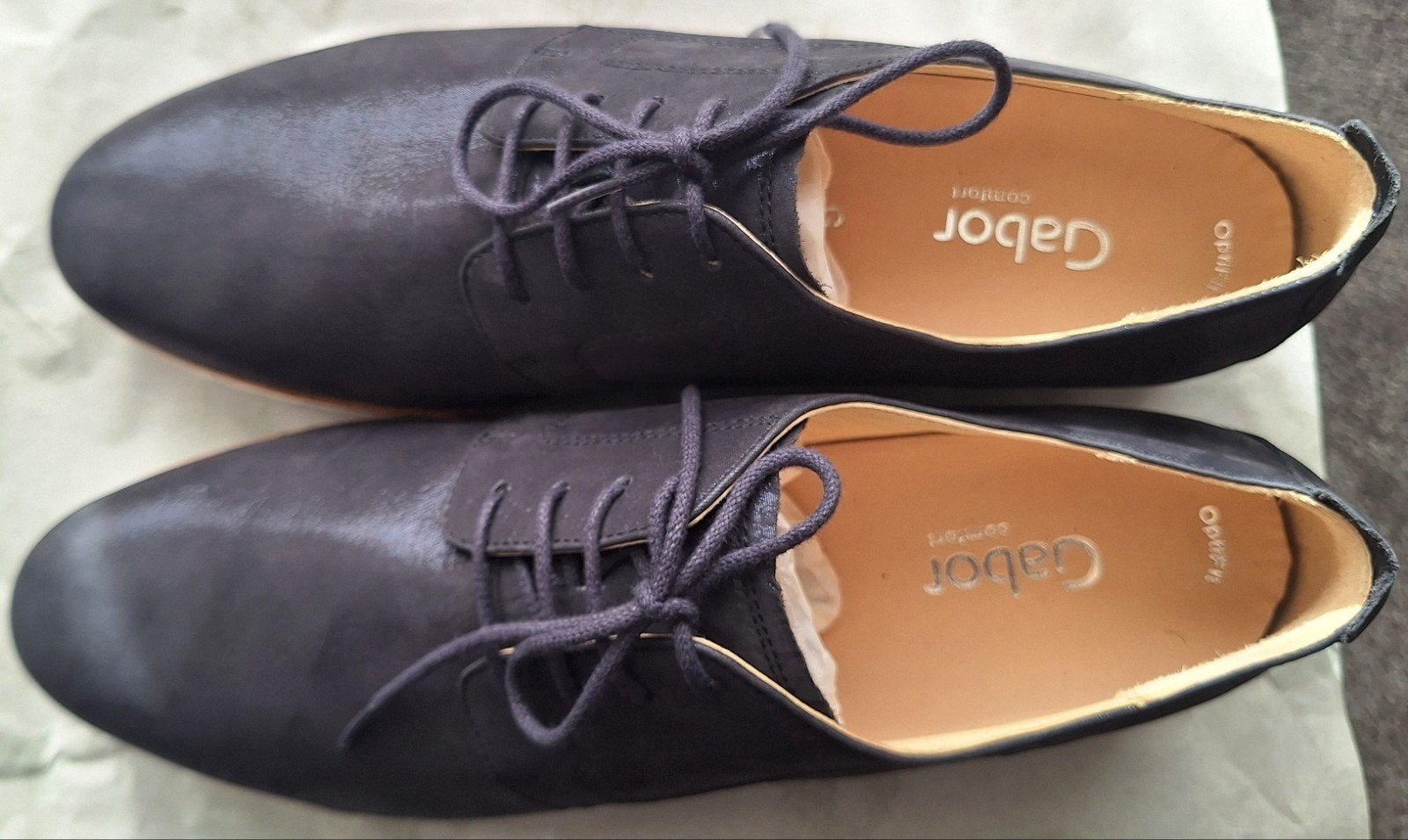 Gabor veterschoenen - Maat 43, Schoenen met lage hakken, Blauw, Gabor, Nieuw