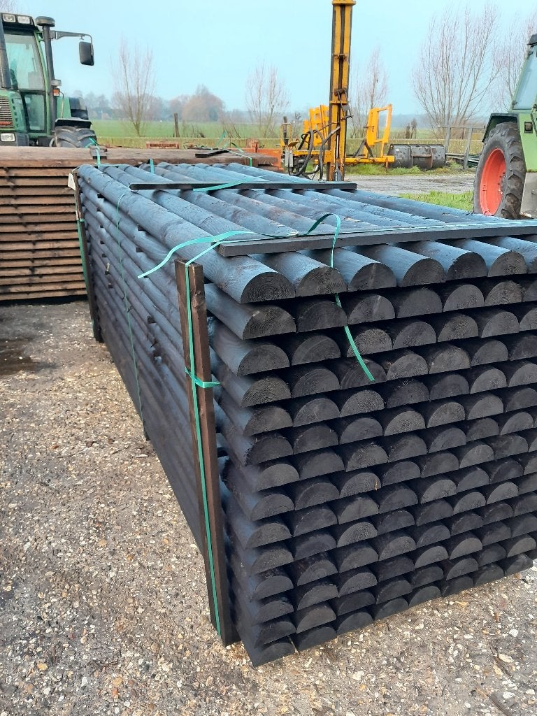 Dura2 geimpregneerde regels halfrond planken 400L 10 cm dik, Ophalen, Planken, Nieuw, Hardhout