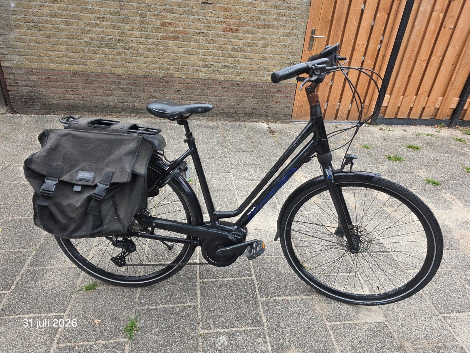 elektrische damesfiets Koga Middenmotor Bosch Plus Met Bon, Fietsen en Brommers, Elektrische fietsen, 55 tot 59 cm, Ophalen, Gebruikt