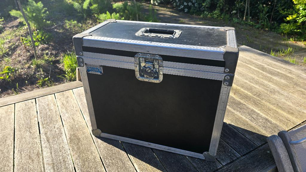 Projack flightcase voor 2 studiomonitoren - 55x47x28 cm, Ophalen, Gebruikt, Overige instrumenten, Flightcase