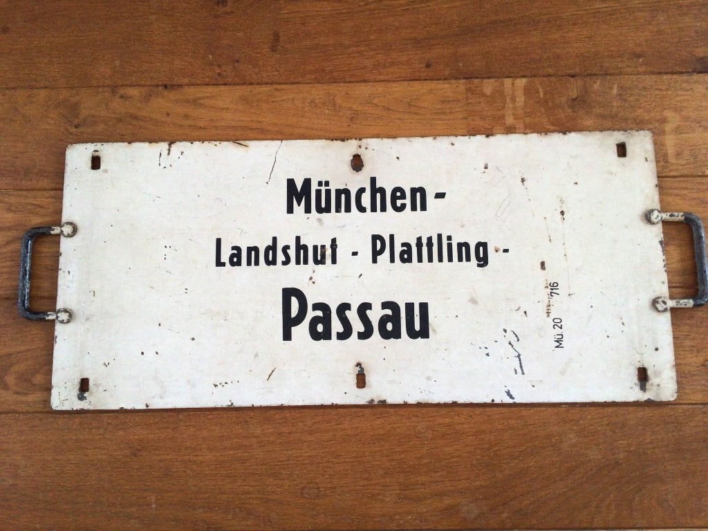 KOERSBORD origineel koersbord Deutsche Bundesbahn 60er jaren, Verzamelen, Spoorwegen en Tramwegen, Ophalen, Gebruikt, Trein, Overige typen