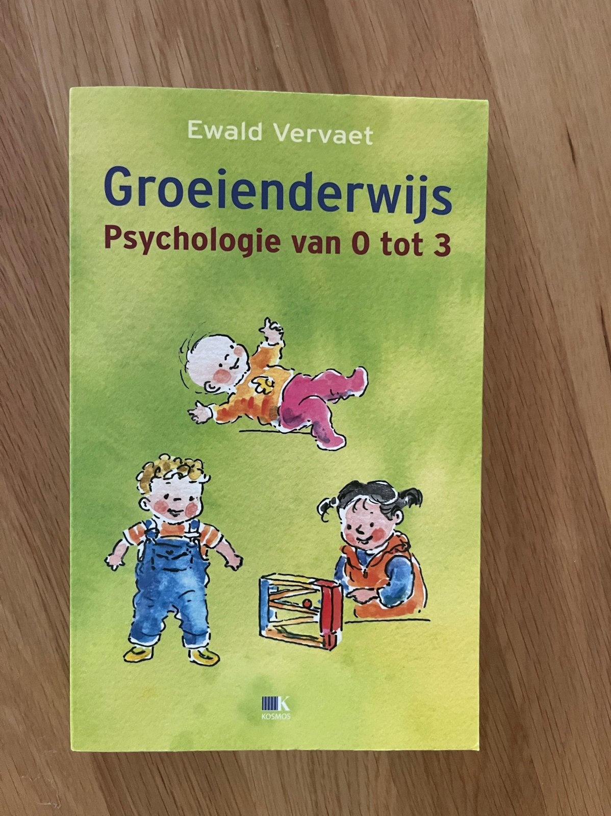 Groeienderwijs: Psychologie van 0 tot 3 - Ewald Vervaet, Ophalen of Verzenden, Zo goed als nieuw, Opvoeding tot 6 jaar