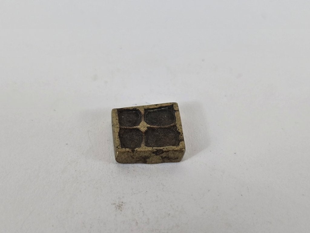 Goudgewicht #26, messing of brons, Akan, Ghana, 18e 19e eeuw, Ophalen of Verzenden