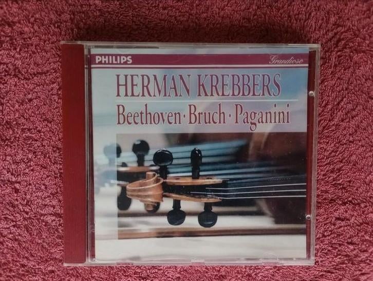 Herman Krebbers - Beethoven & Bruch & Paganini, Gebruikt, Met libretto, Ophalen of Verzenden, Romantiek