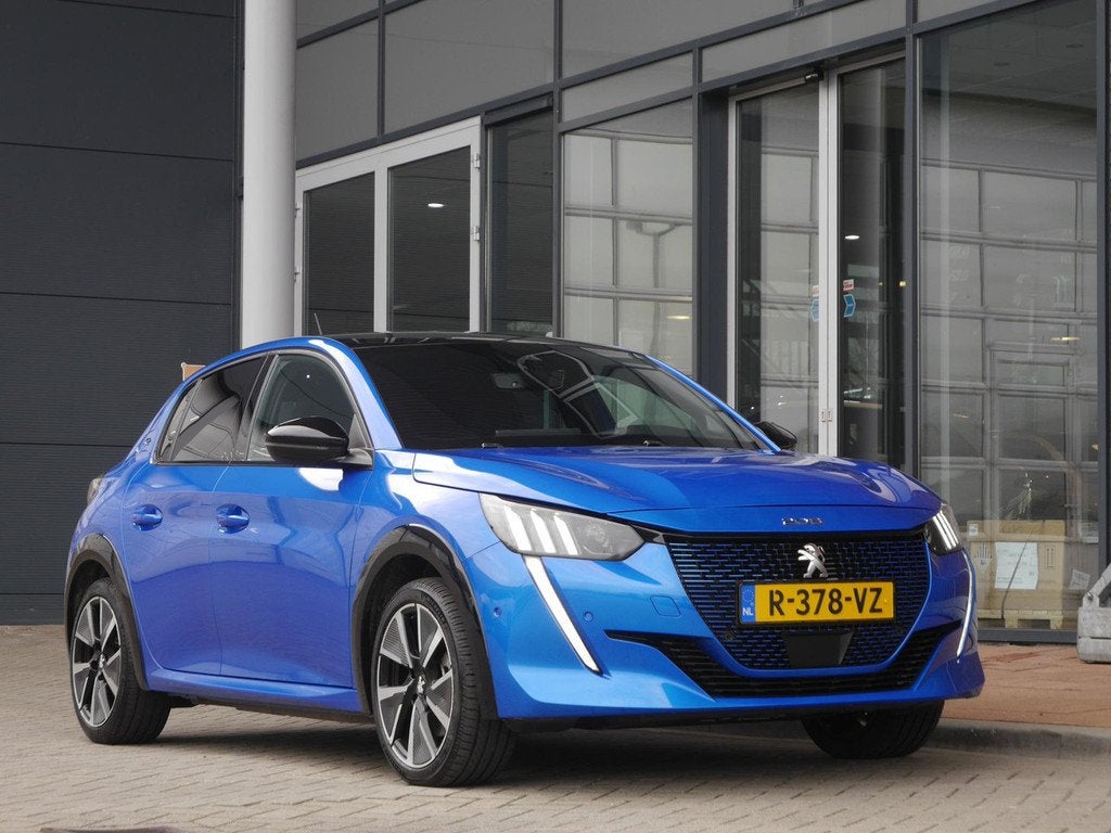 Peugeot e-208 EV GT Pack 50 kWh | Achteruitrijcamera | Dodeh, 136 pk, Gebruikt, Blauw, Geïmporteerd