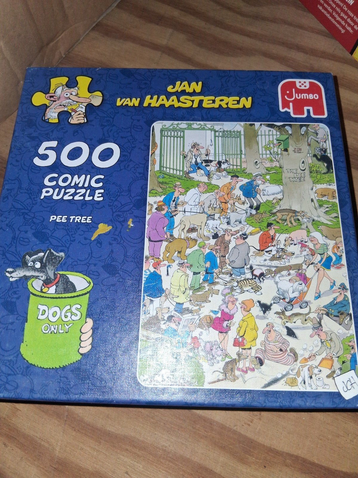 Jan van Haasteren 500 stukjes - Pee Tree, Ophalen of Verzenden, Minder dan 500 stukjes, Gebruikt, Legpuzzel