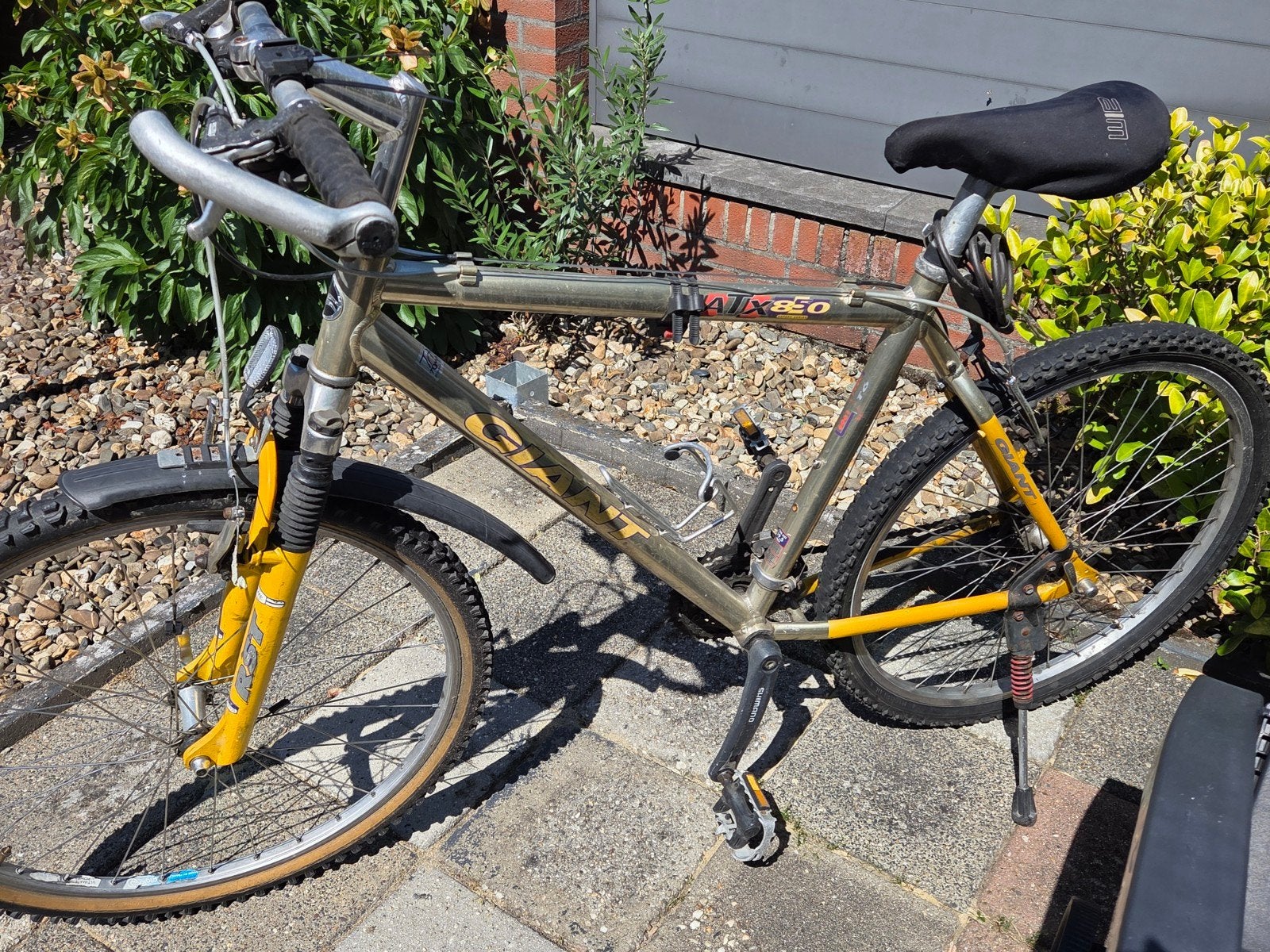 Herenfiets Giant gratis af te halen, Ophalen of Verzenden, Gebruikt, Minder dan 10 versnellingen, Giant