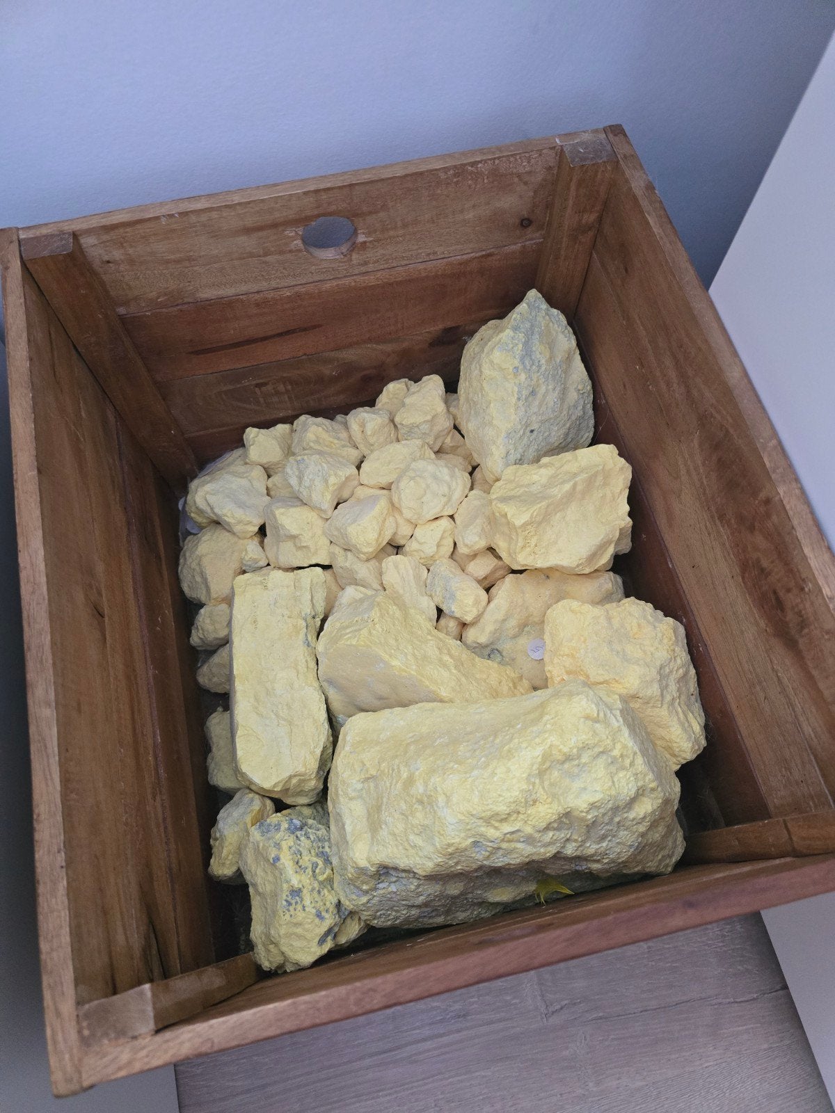 partij zwavel, Ophalen, Mineraal