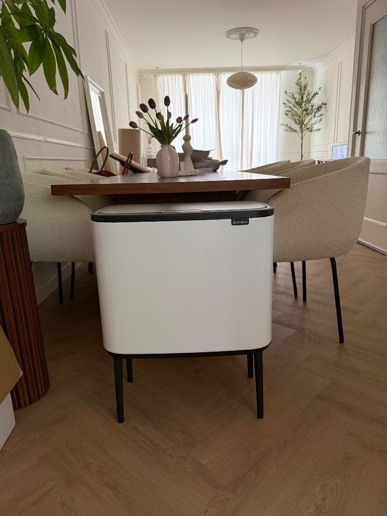 Brabantia Bo Touch Bin Prullenbak - 11 + 23 liter, Ophalen, Zo goed als nieuw, 30 tot 40 liter, Overige materialen