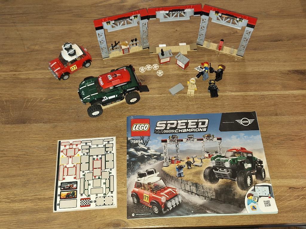 Lego 75894 Speed Champions Mini Cooper., Ophalen of Verzenden, Gebruikt, Complete set, Lego
