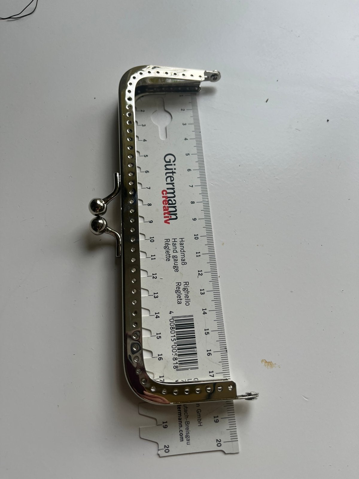 Metalen tasbeugel, Ophalen of Verzenden, Nieuw, Rits of Sluiting