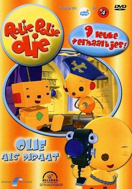 DVD Rolie Polie Olie - Olie Als Piraat, Alle leeftijden, Ophalen of Verzenden, Zo goed als nieuw, Avontuur