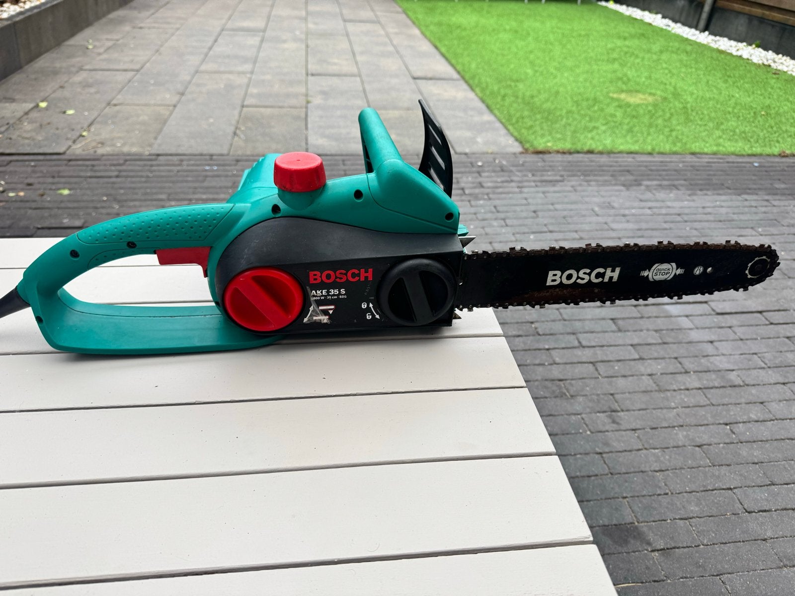 Bosch AKE 35 S elektrische kettingzaag, Gebruikt, 70 mm of meer, Kettingzaag, Ophalen of Verzenden