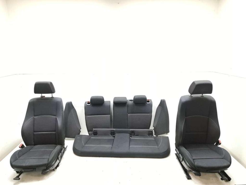 BMW 1-Serie E87 bekleding set sport stoelen zwart interieur, Auto-onderdelen, Interieur en Bekleding, Niet ingevuld, Gebruikt