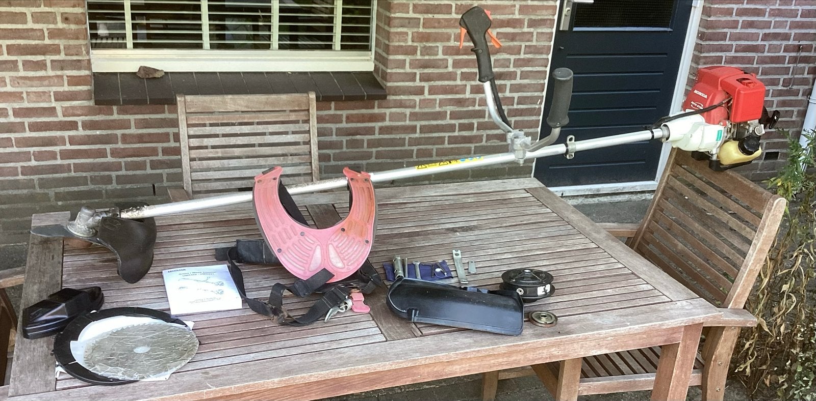 Honda UMK431 Grastrimmer / Bosmaaier - 4-takt Benzine, Ophalen, Cirkelmaaier, Gebruikt, Benzine-grasmaaier