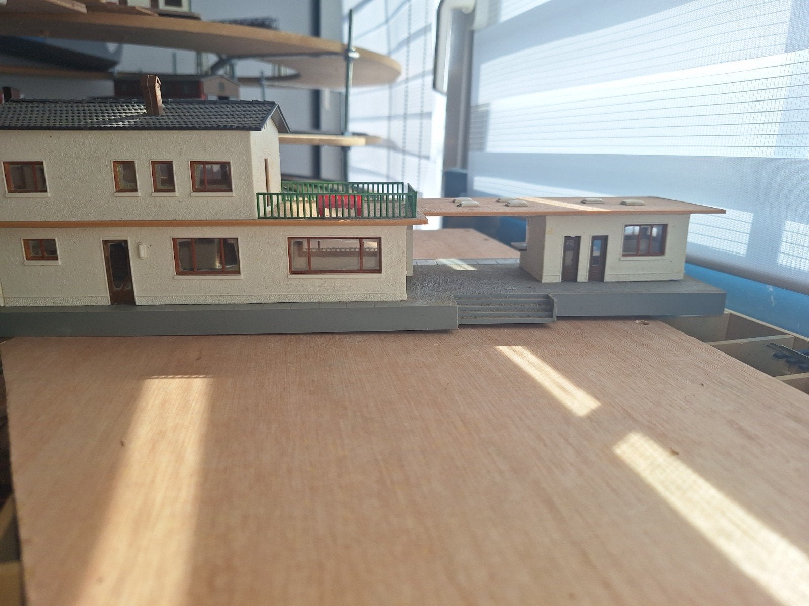 Groot station voor HO spoorbaan - modelbouw, Ophalen of Verzenden, Gebruikt, Brug, Tunnel of Gebouw