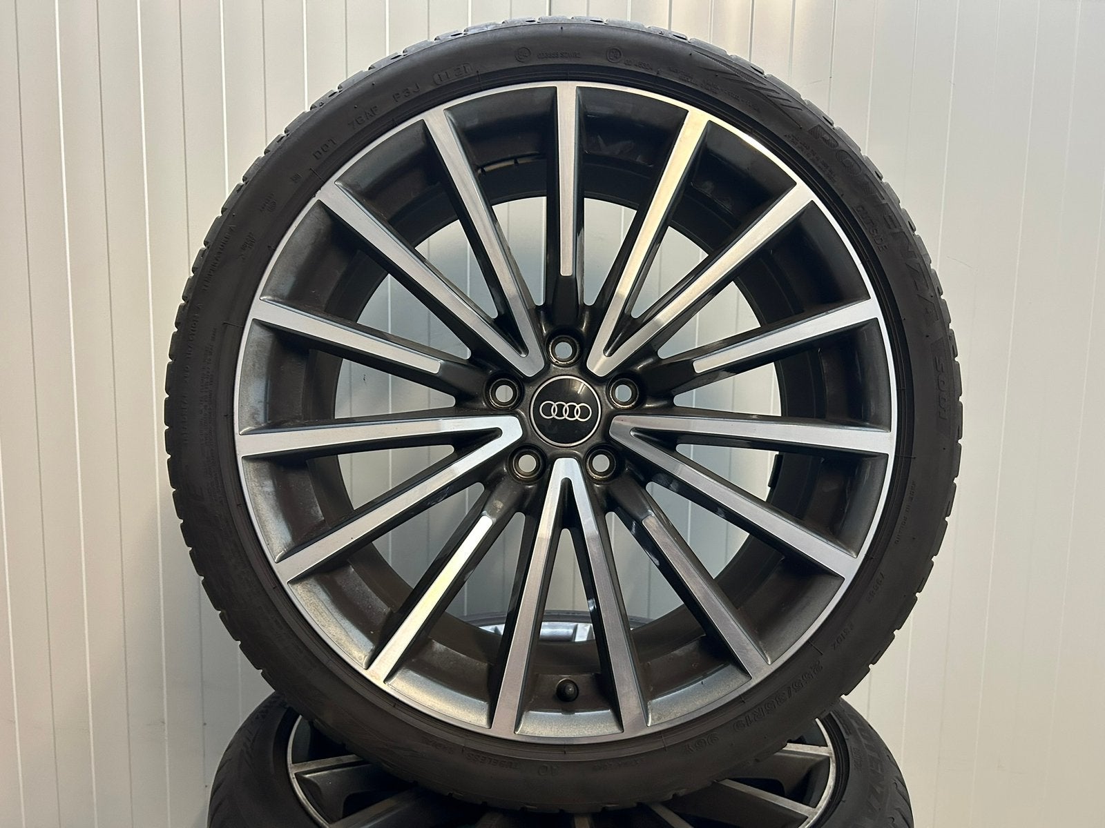 Originele Audi A5 S5 B9 19 inch Bridgestone Potenza AO 2021, Auto-onderdelen, Banden en Velgen, Audi, Gebruikt, 255 mm, Banden en Velgen