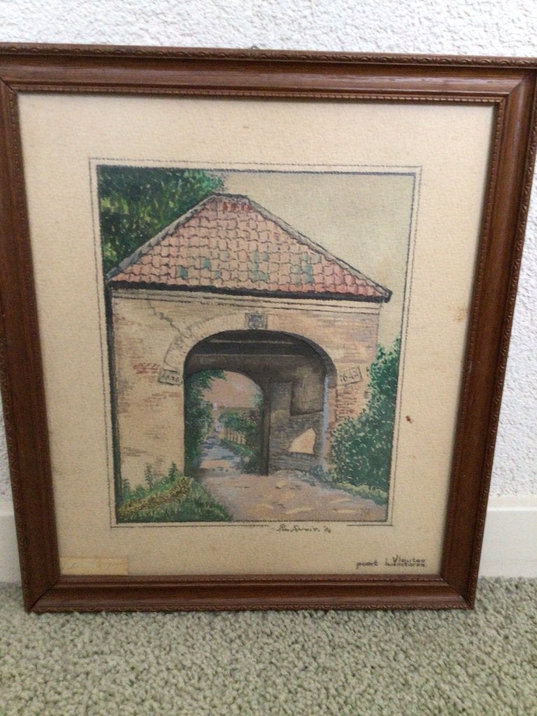 Schilderij, Antiek en Kunst, Doek, Ophalen of Verzenden, Olieverf, Klassiek
