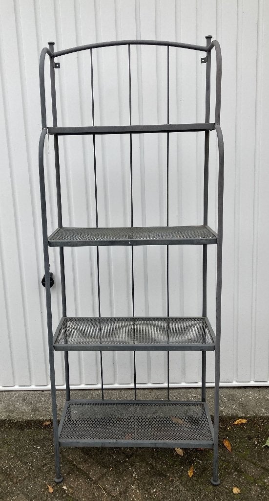 Brocante metalen rek - plantenrek, Ophalen