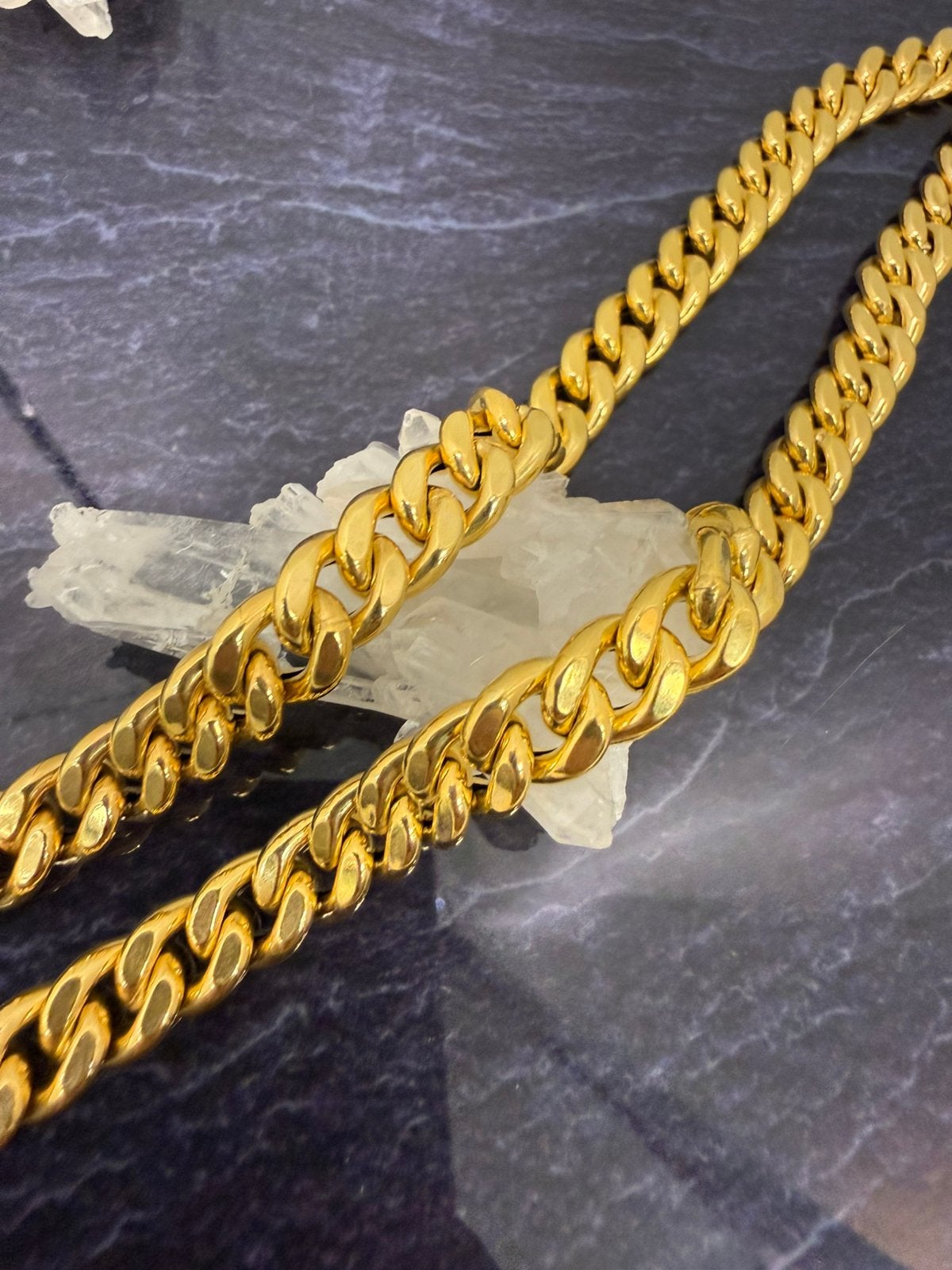 Prachtige 14k gouden cuban ketting 60 cn 8.3 mm, Ophalen of Verzenden, Nieuw, Goud, Goud