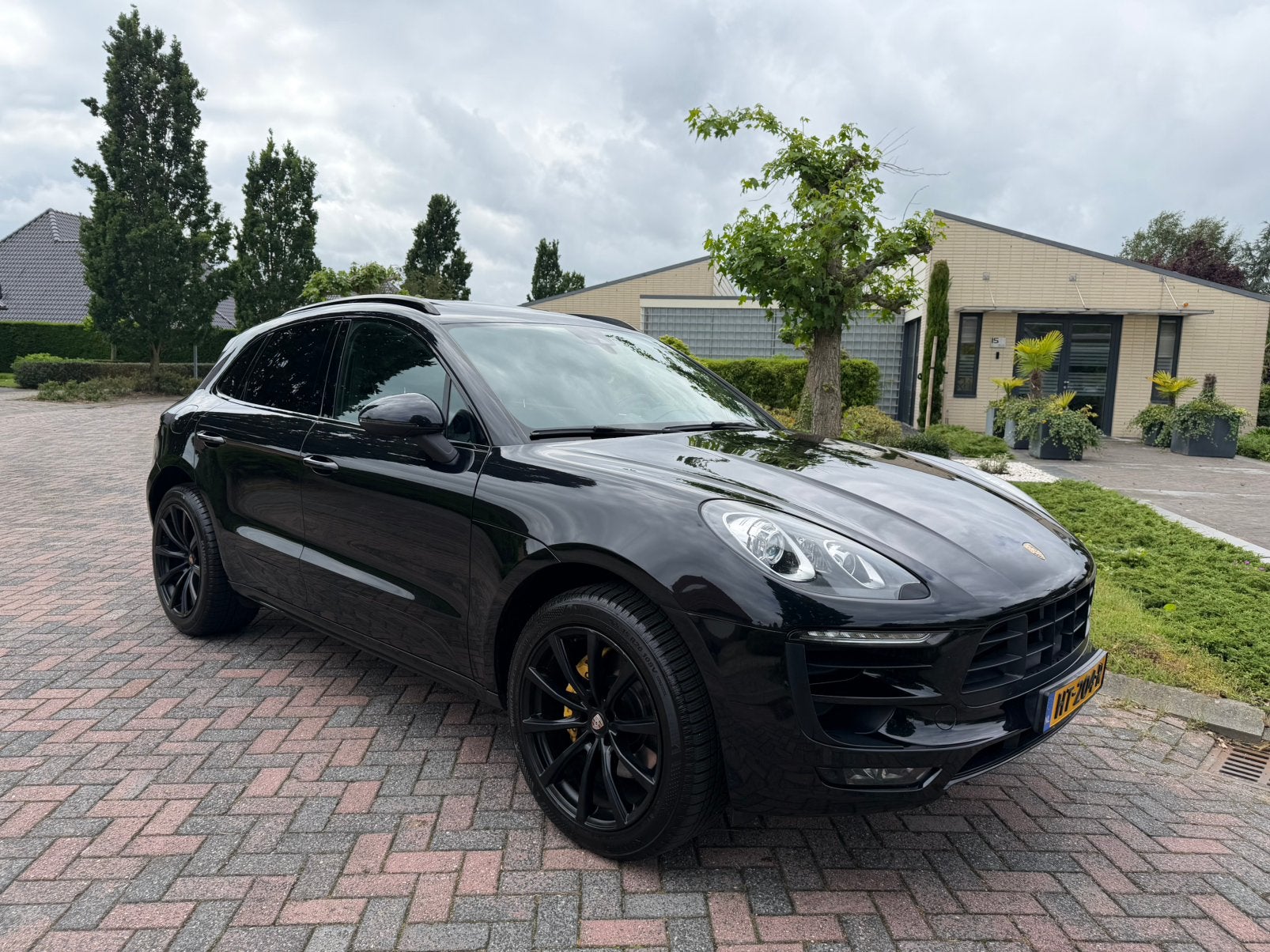Porsche Macan 3.0D S 258PK Sport Chrono Pano ACC Voll 2016, Auto's, Porsche, Automaat, Zwart, Lichtsensor, 258 pk