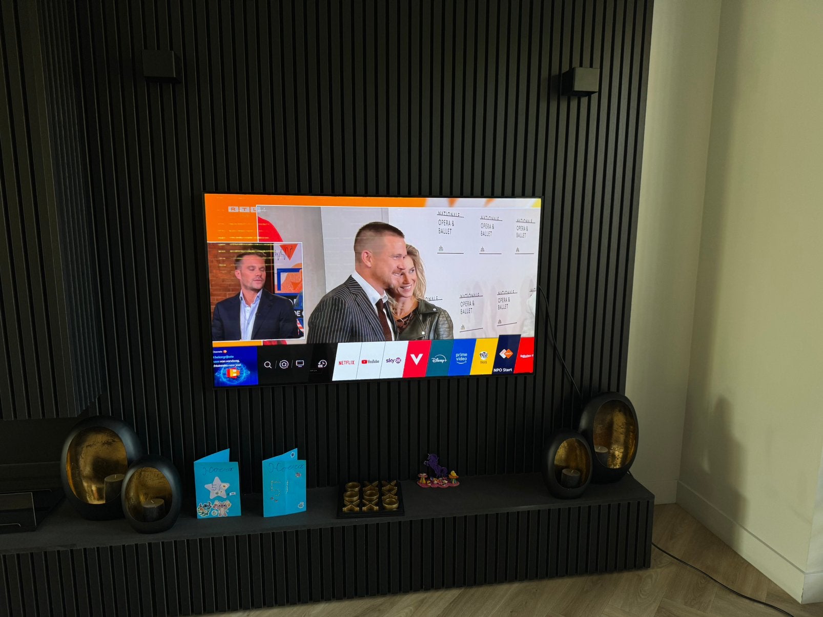 Oled 4k 55 inch tv, Ophalen, Gebruikt, OLED, 100 cm of meer
