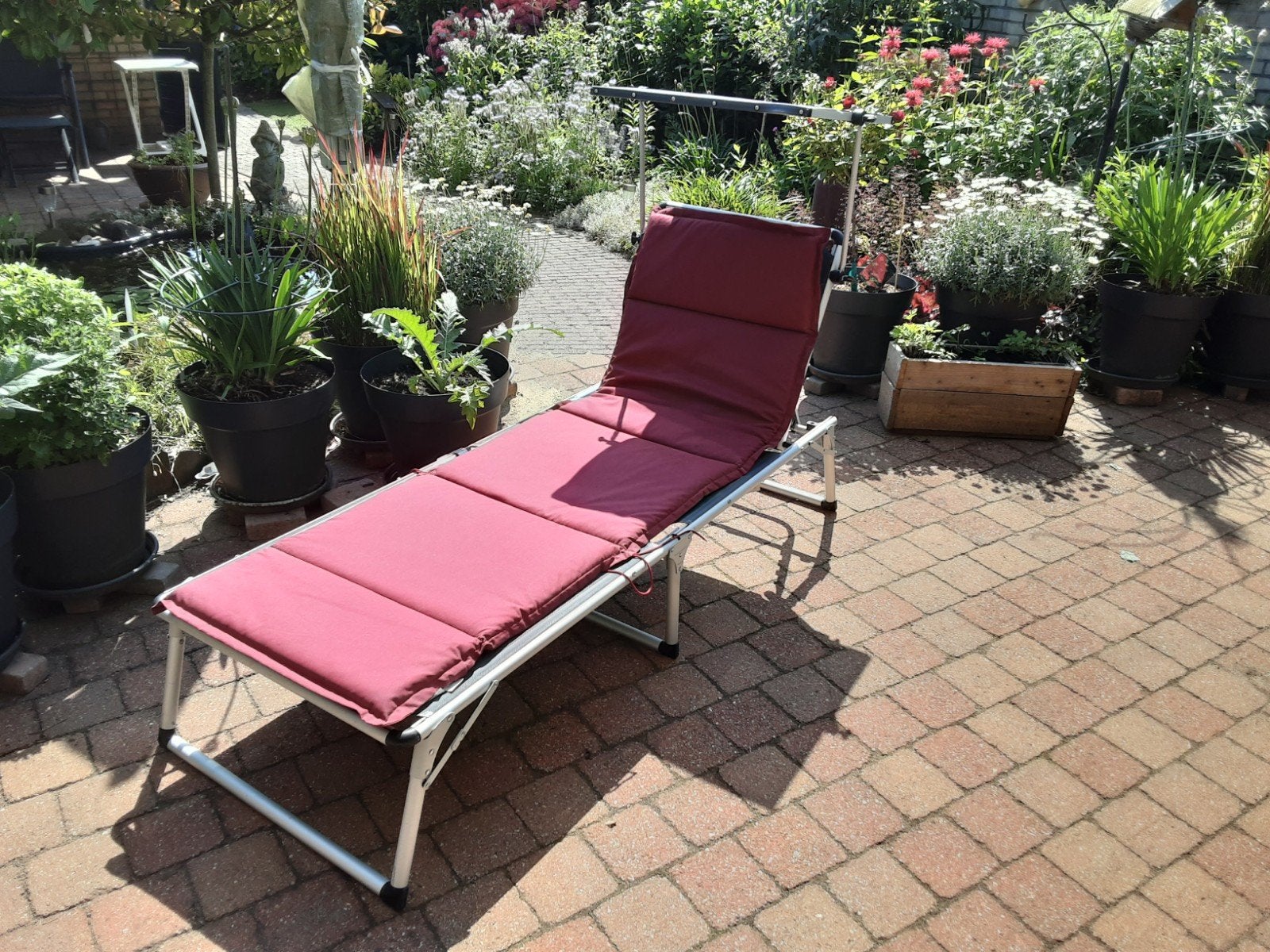 ligbed, Caravans en Kamperen, Ophalen, Campingstoel