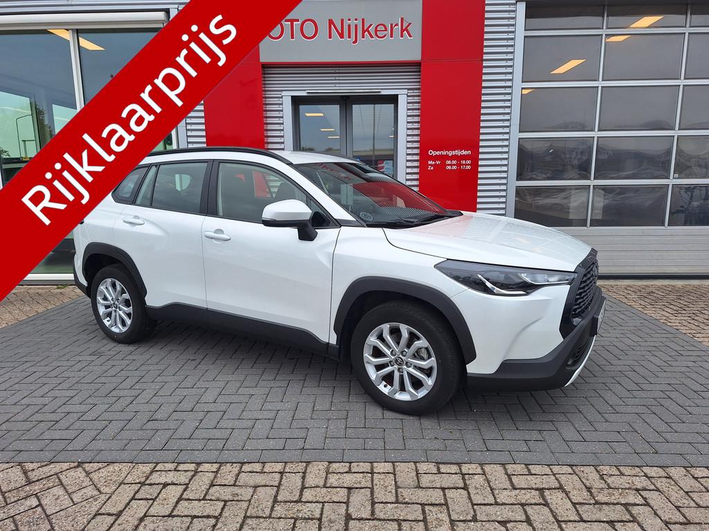 Toyota Corolla Cross Hybrid 140 Active met winterpack, Auto's, Toyota, 12 maanden, Stof, Wit, Bedrijf