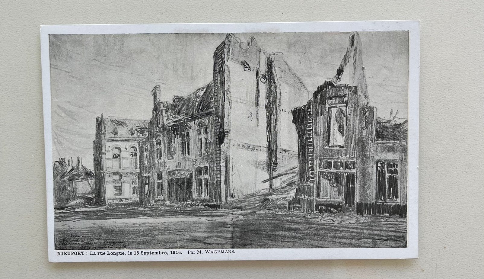 WOI Postkaart Nieuwpoort  (1916), Ophalen of Verzenden, Voor 1920