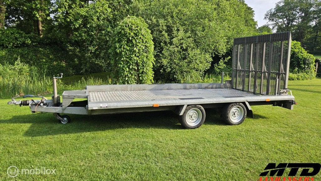 Hapert machinetransporter XXL 423x190 3500kg lange klep, Auto diversen, Aanhangers en Bagagewagens, Gebruikt