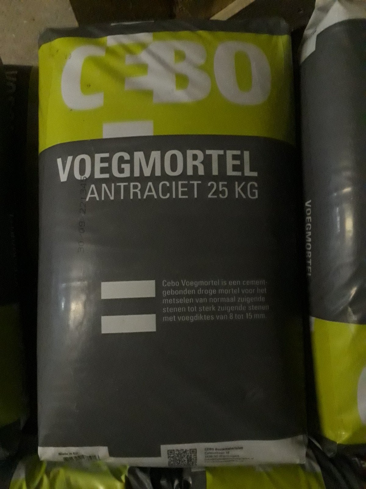 Voegmortel antraciet kant en klaar, Doe-het-zelf en Verbouw, Ophalen, Nieuw