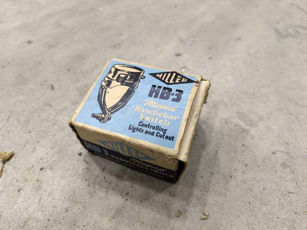 Miller lichtschakelaar oldtimer NOS, Fietsen en Brommers, Ophalen of Verzenden, Zo goed als nieuw, Oldtimerfiets, Verlichting