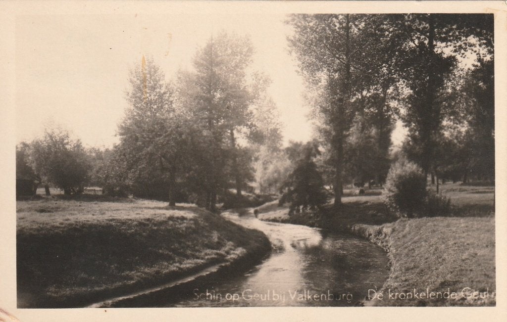 SCHIN OP GEUL De Kronkelende Geul, Verzenden, 1940 tot 1960, Gelopen, Limburg